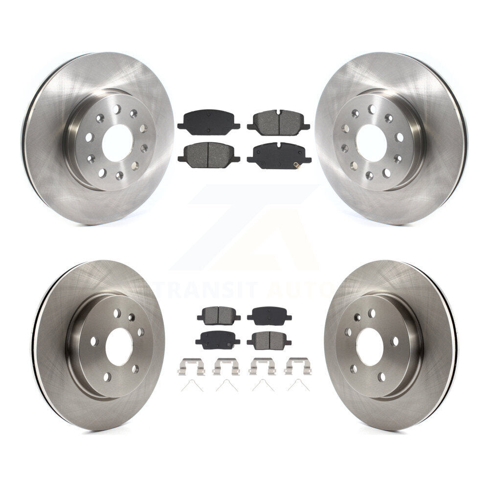 Kit de rotor de frein à disque avant et arrière et plaquettes semi-métalliques pour Chevrolet Camaro L 2021