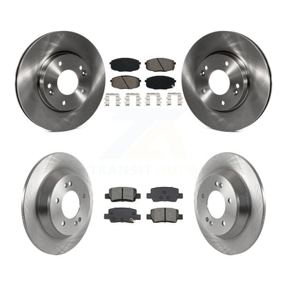 Kit de rotors de frein à disque avant et arrière et plaquettes semi-métalliques pour Kia Seltos
