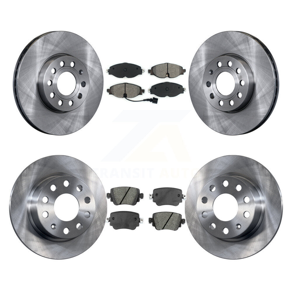 Kit de plaquettes semi-métalliques de Rotor de frein à disque avant et arrière, pour Volkswagen Golf SportWage