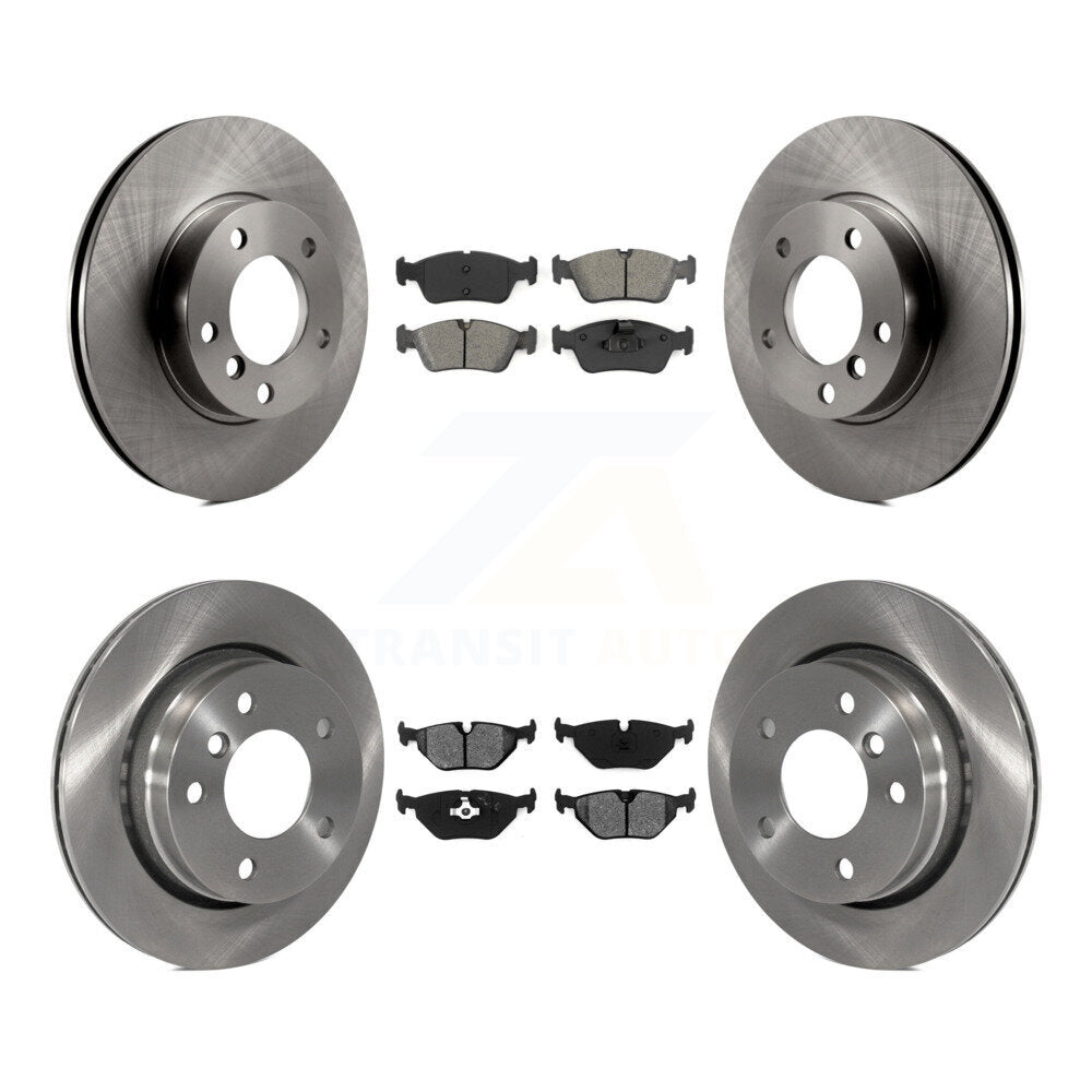 Kit de disques de frein à disque avant et arrière et plaquettes semi-métalliques pour BMW 328i K8S-105023