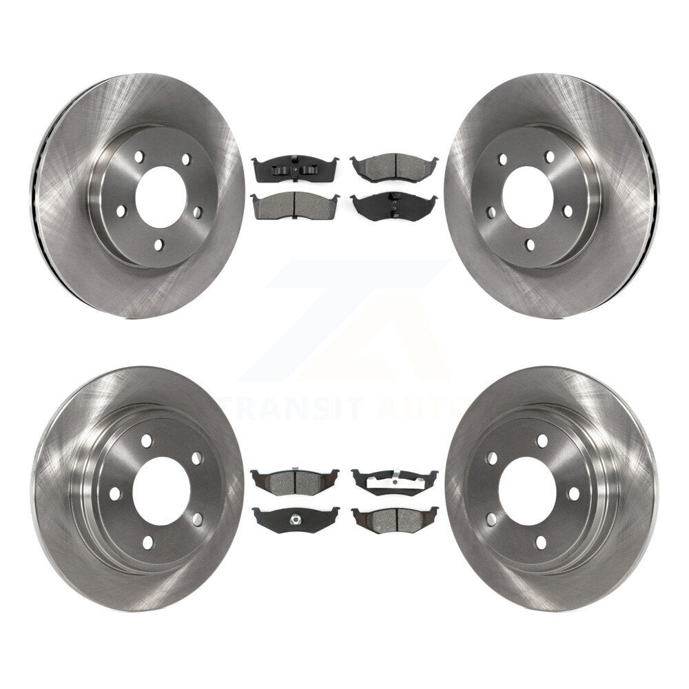 Kit de rotors de frein avant et arrière et plaquettes semi-métalliques pour Chrysler Intrepid Dodge 300