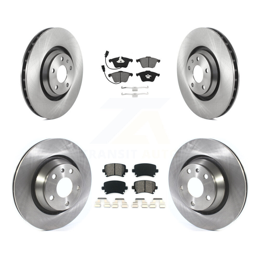 Kit de plaquettes semi-métalliques de Rotor de frein à disque avant et arrière, pour Audi TTS Quattr 2010 – 2015