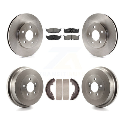 Kit de plaquettes et de tambour semi-métalliques, Rotor de frein avant et arrière, pour Chrysler Grand Voyage