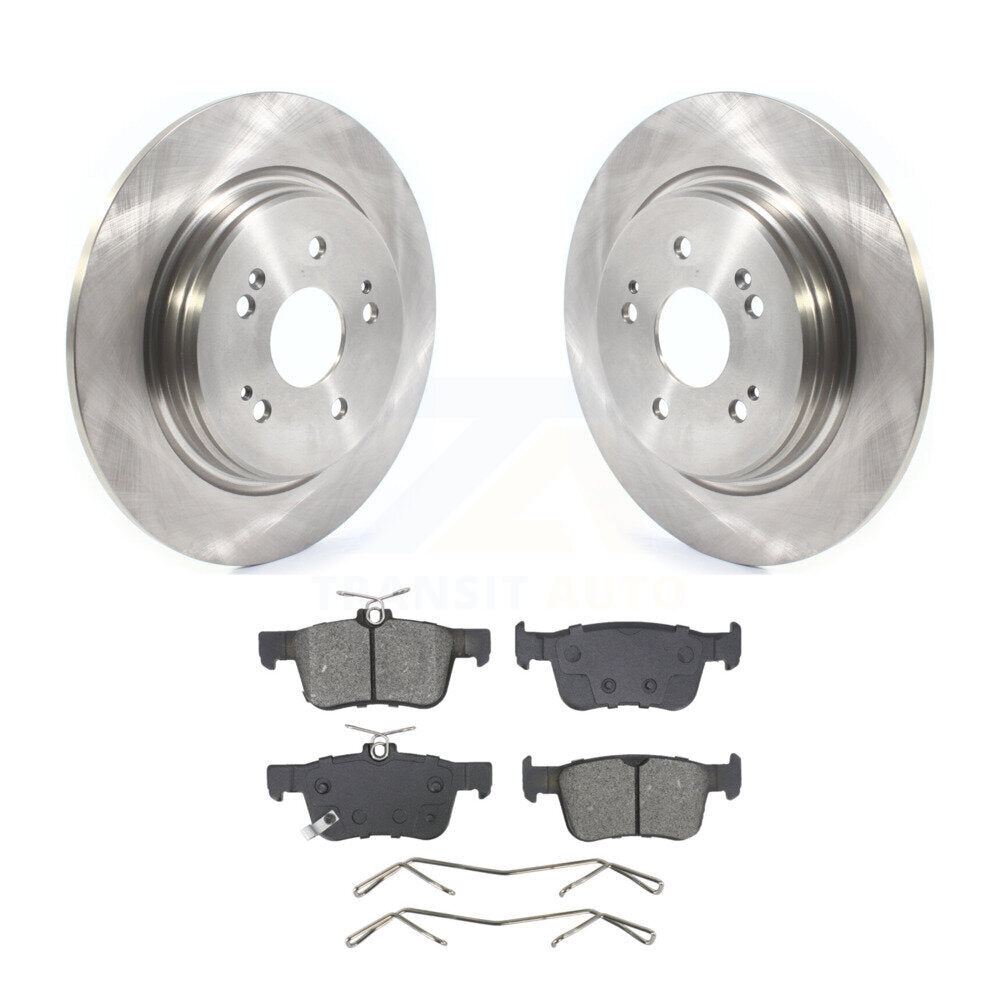 Kit de disques de frein à disque arrière et de plaquettes semi-métalliques pour Acura RDX 2022-2024