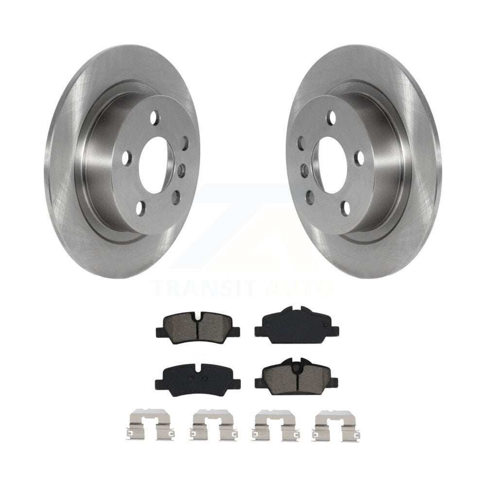 Kit de disques de frein à disque arrière et plaquettes semi-métalliques pour Mini Cooper K8S-105049