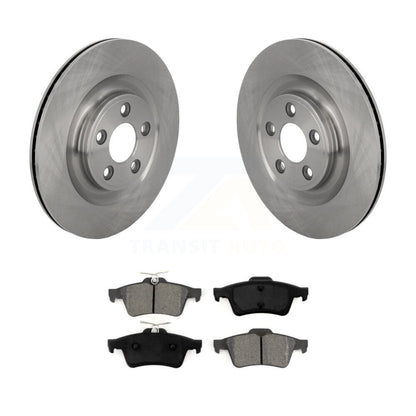 Kit de rotor de frein arrière et de plaquettes semi-métalliques pour Jaguar XJ avec stationnement manuel