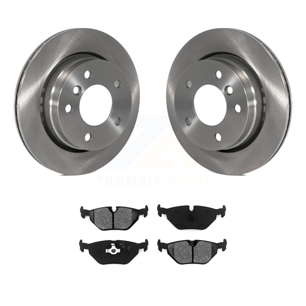 Kit de disques de frein à disque arrière et plaquettes semi-métalliques pour BMW 328i K8S-105054
