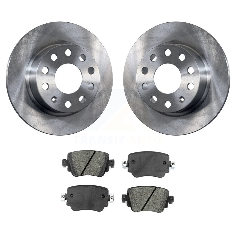 Kit de rotor de frein arrière et de plaquettes semi-métalliques pour Volkswagen Golf Alltrack SportWage