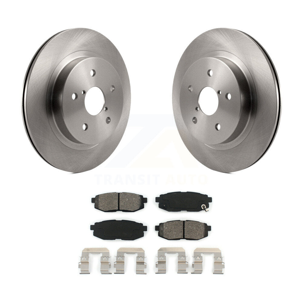 Kit de disques de frein à disque arrière et plaquettes semi-métalliques pour Subaru WRX K8S-105057