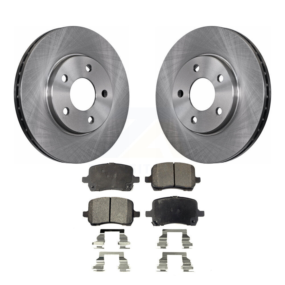 Kit de disques de frein à disque avant et plaquettes en céramique pour Chevrolet Malibu K8T-100041