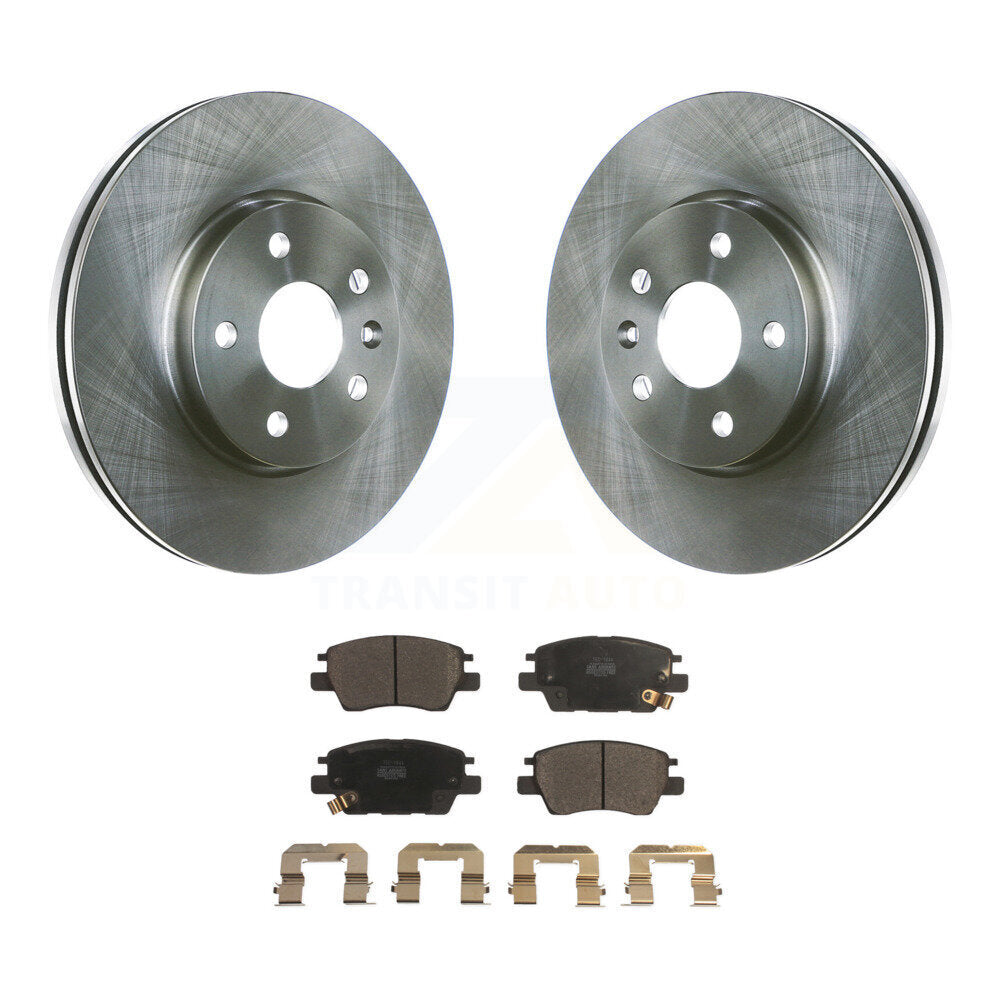 Rotors de frein à disque avant et Kit de plaquettes en céramique pour Chevrolet Cruze Bolt EV EUV Vol