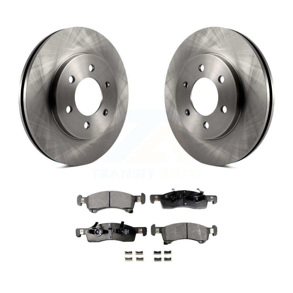 Rotor de frein à disque avant et Kit de plaquettes en céramique pour Ford Expedition Lincoln Navigato