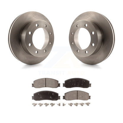 Kit de rotors de frein à disque avant et de plaquettes en céramique pour Ford F-350 Super Duty 4WD 2011