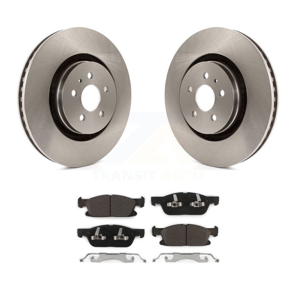Kit de rotors de frein à disque avant et plaquettes en céramique pour Ford Edge Lincoln Nautilus MKX