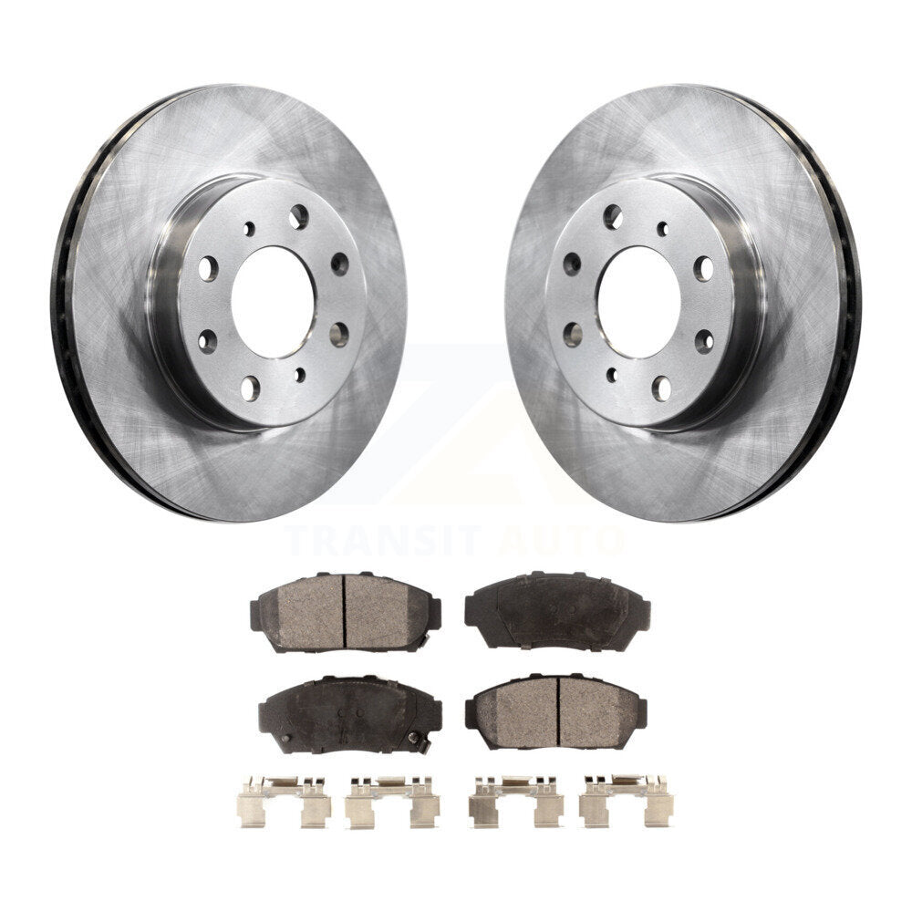 Rotors de frein avant et kit de plaquettes en céramique pour Honda Civic EX 94-95 avec berline non AB