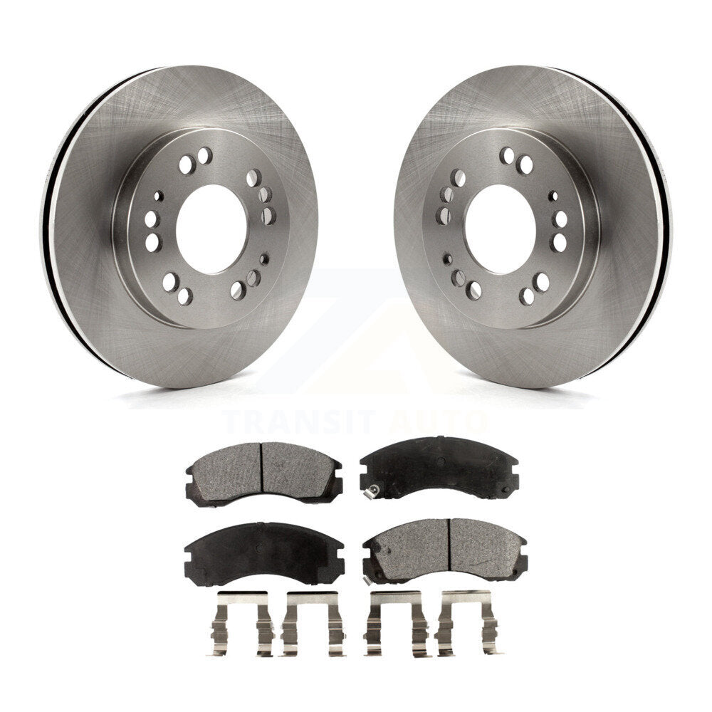 Kit de rotors de frein à disque avant et plaquettes en céramique pour Eagle Talon Plymouth Laser AWD