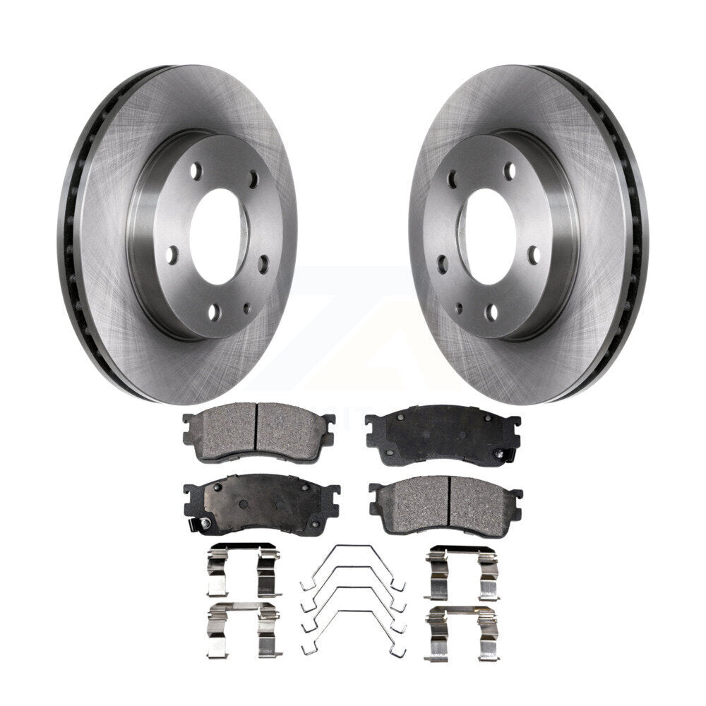 Kit de rotors de frein à disque avant et plaquettes en céramique pour Mazda Protege Protege5
