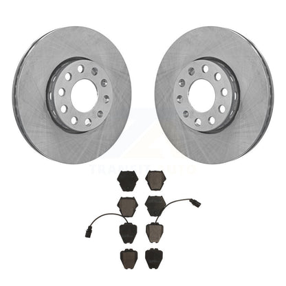 Rotor de frein à disque avant et Kit de plaquettes en céramique, pour Volkswagen Passat Audi A4 Quattr