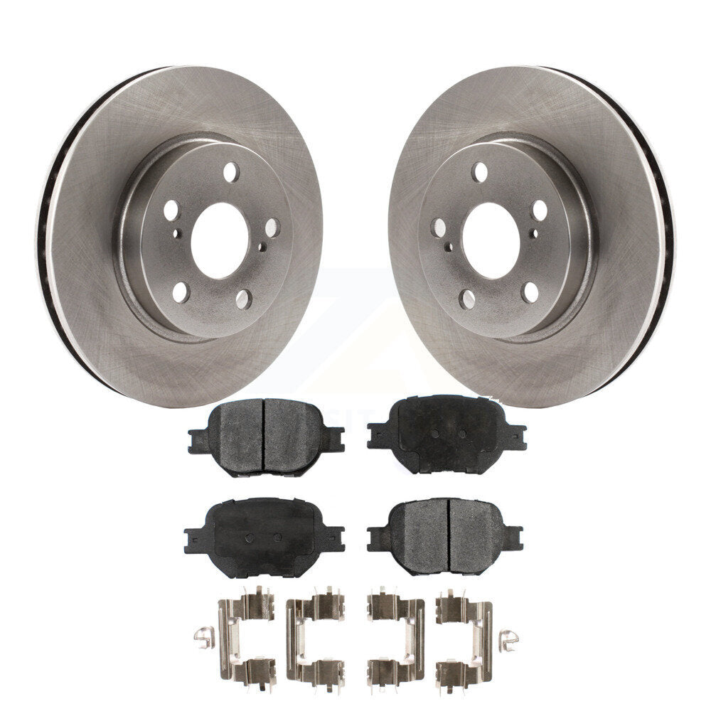 Kit de disques de frein à disque avant et plaquettes en céramique pour Toyota Celica GT 2001