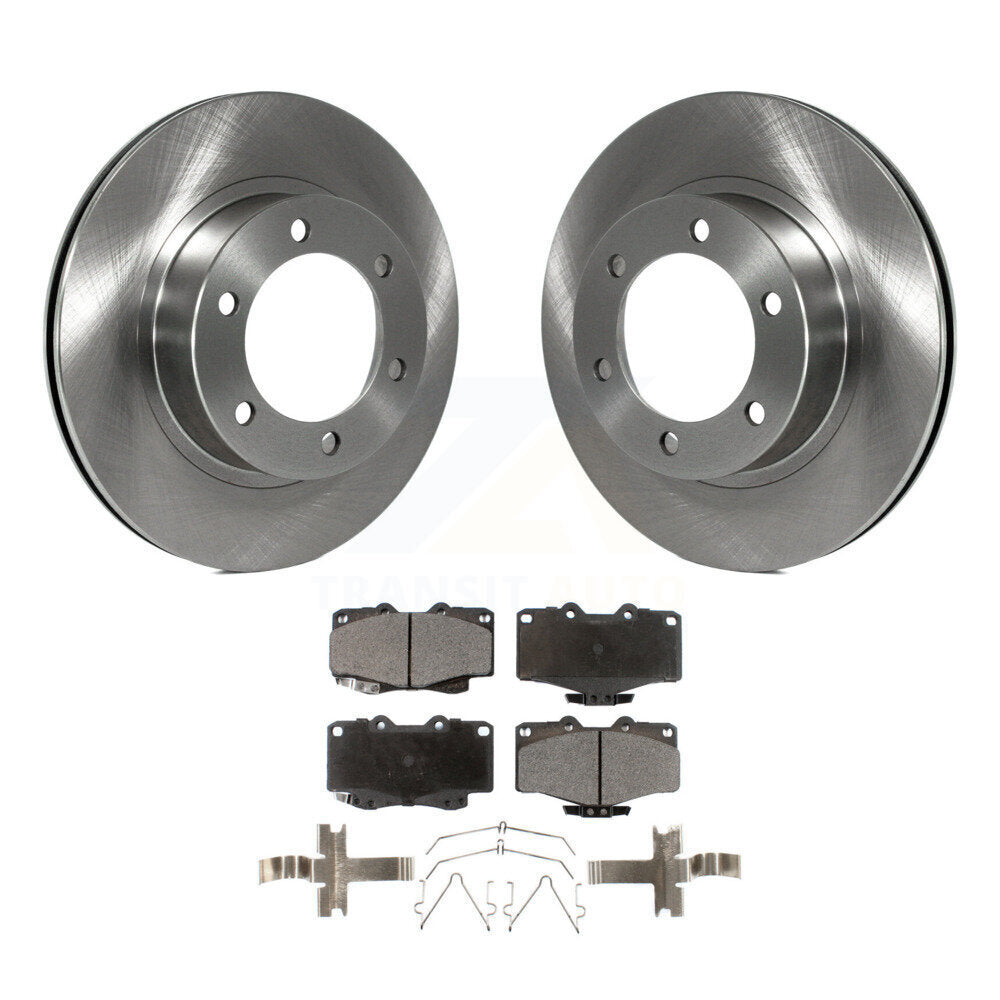 Kit de disques de frein à disque avant et plaquettes en céramique pour Toyota 4Runner K8T-100303