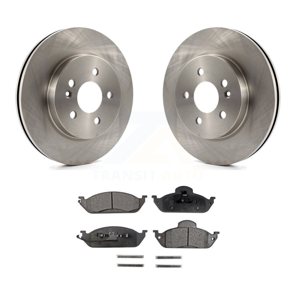 Kit de rotors de frein à disque avant et plaquettes en céramique pour Mercedes-Benz ML320 ML350 ML43