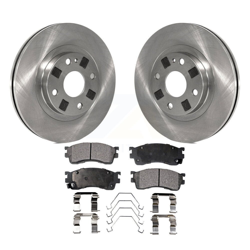 Kit de disques de frein à disque avant et plaquettes en céramique pour Mazda Protege K8T-100335
