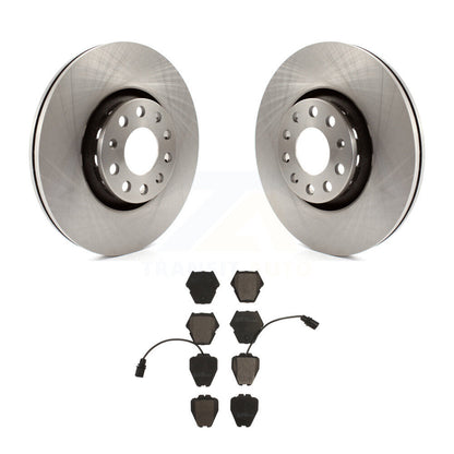 Kit de disques de frein à disque avant et plaquettes en céramique pour Audi A8 Quattro K8T-100359