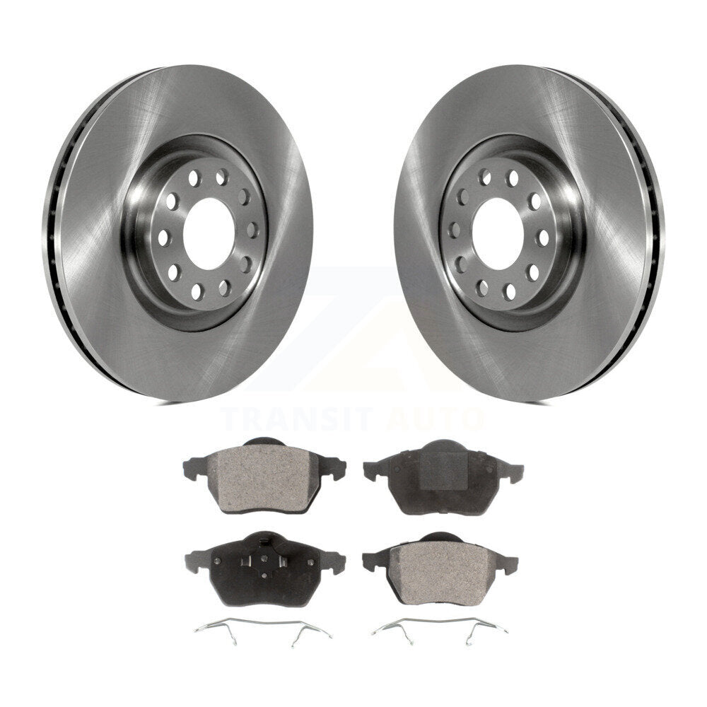 Kit de disques de frein à disque avant et plaquettes en céramique pour Audi A6 Quattro S4 K8T-100365
