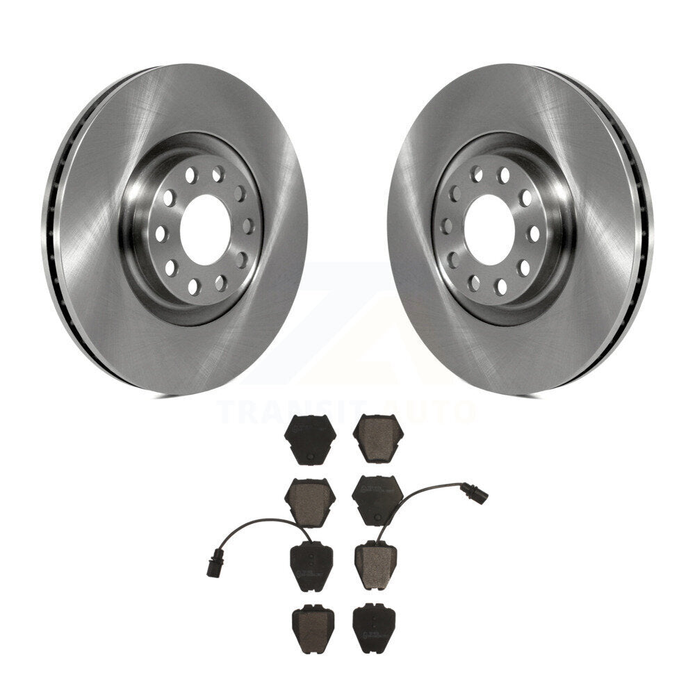 Kit de disques de frein à disque avant et plaquettes en céramique, pour Audi A4 Quattro S4 A6 S6