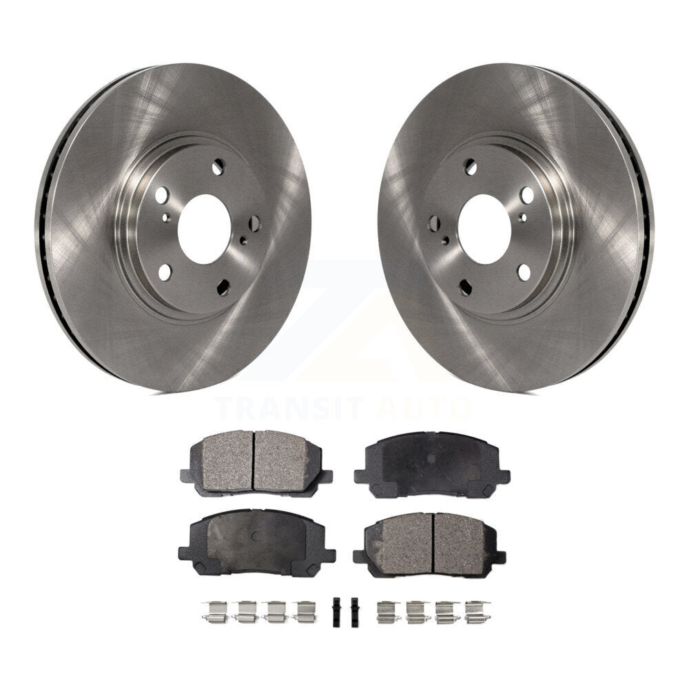 Kit de rotors de frein à disque avant et de plaquettes en céramique pour Toyota Highlander K8T-100413