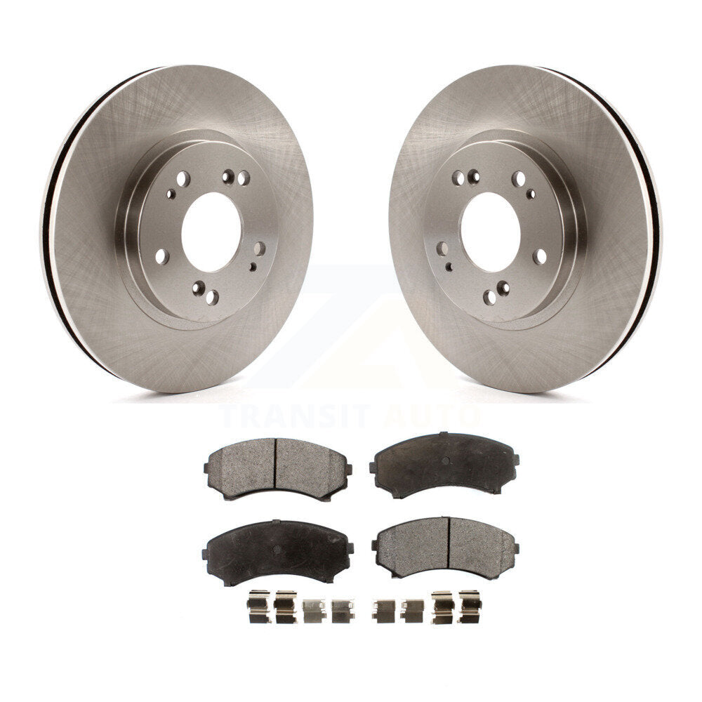 Kit de rotors de frein à disque avant et de plaquettes en céramique pour Mitsubishi Endeavour K8T-100418