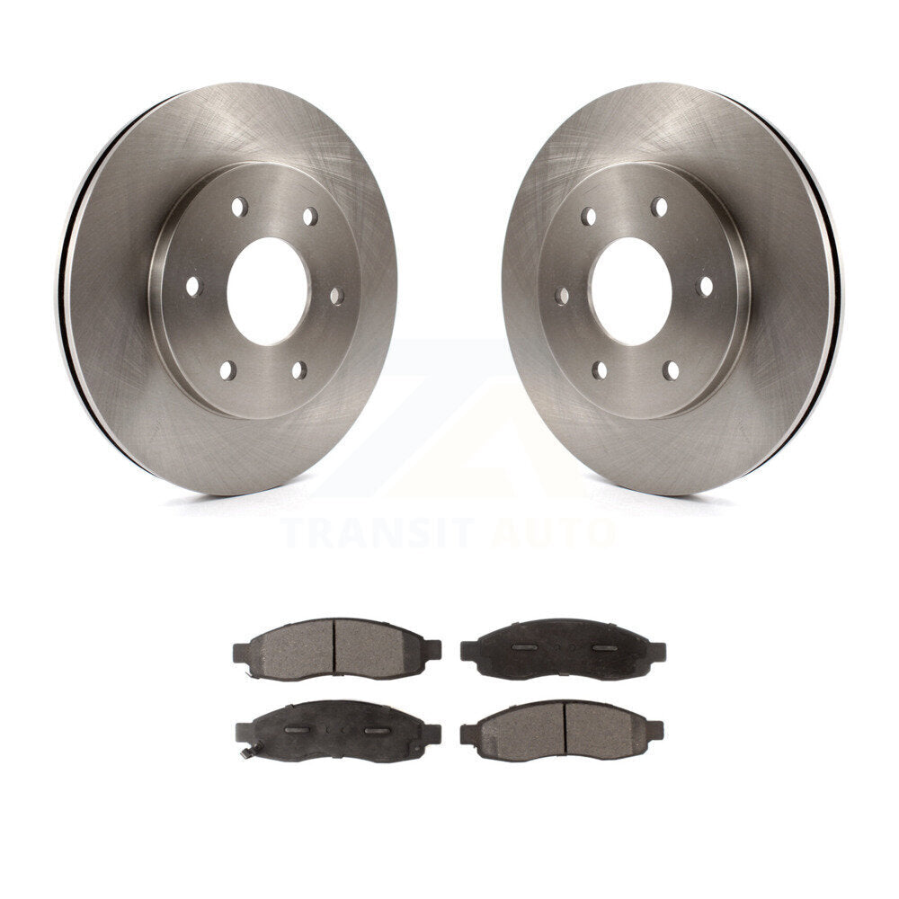 Rotors de frein avant et Kit de plaquettes en céramique pour Nissan TITAN Pathfinder Armada INFINIT