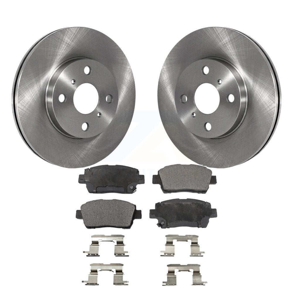 Kit de rotors de frein à disque avant et plaquettes en céramique pour Scion xB xA 2004-2006