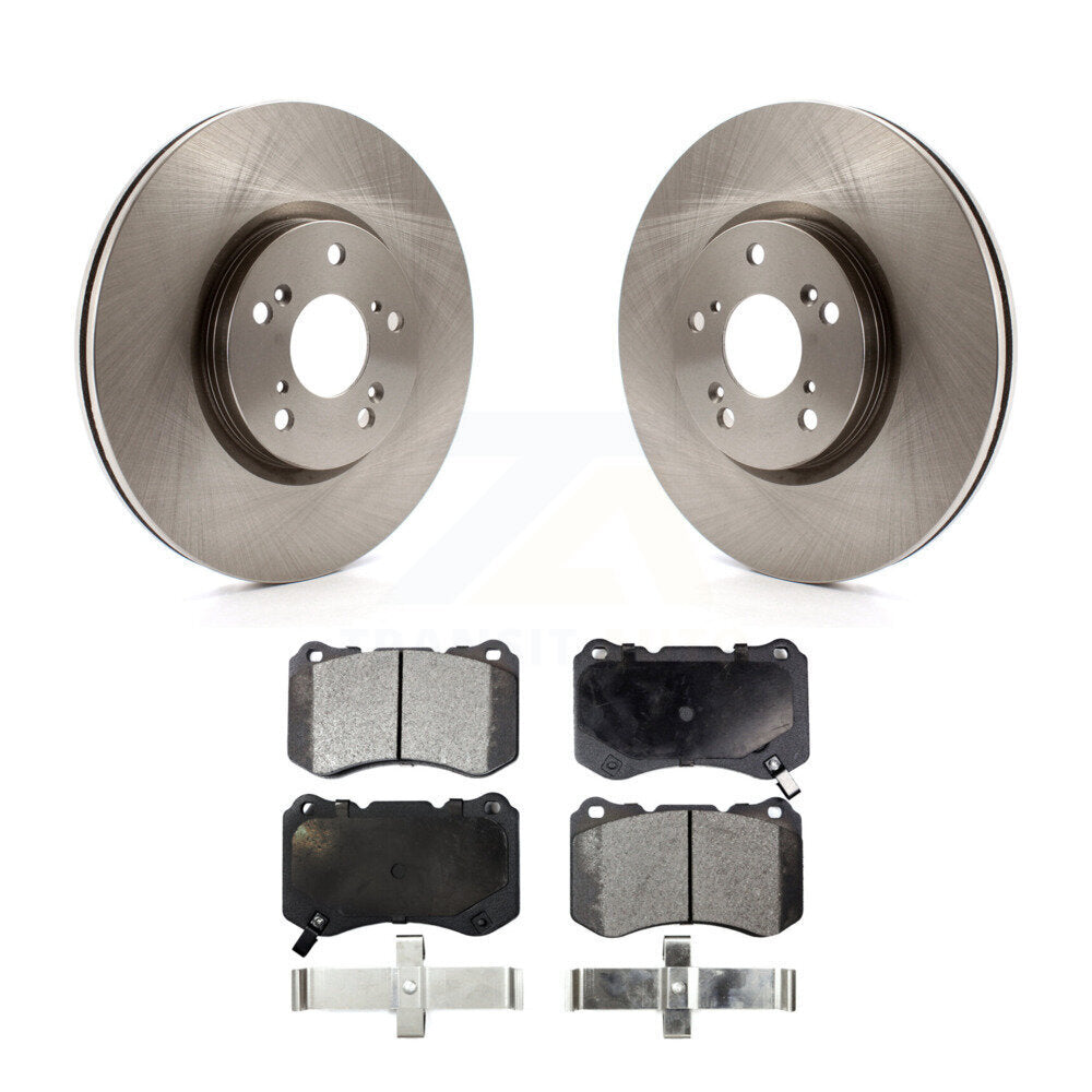 Kit de disques de frein à disque avant et plaquettes en céramique pour Acura TL K8T-100439