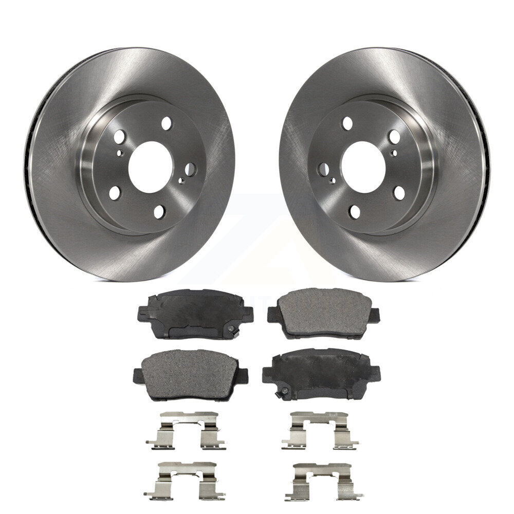 Kit de rotors de frein à disque avant et plaquettes en céramique pour Toyota Prius 2004-2009
