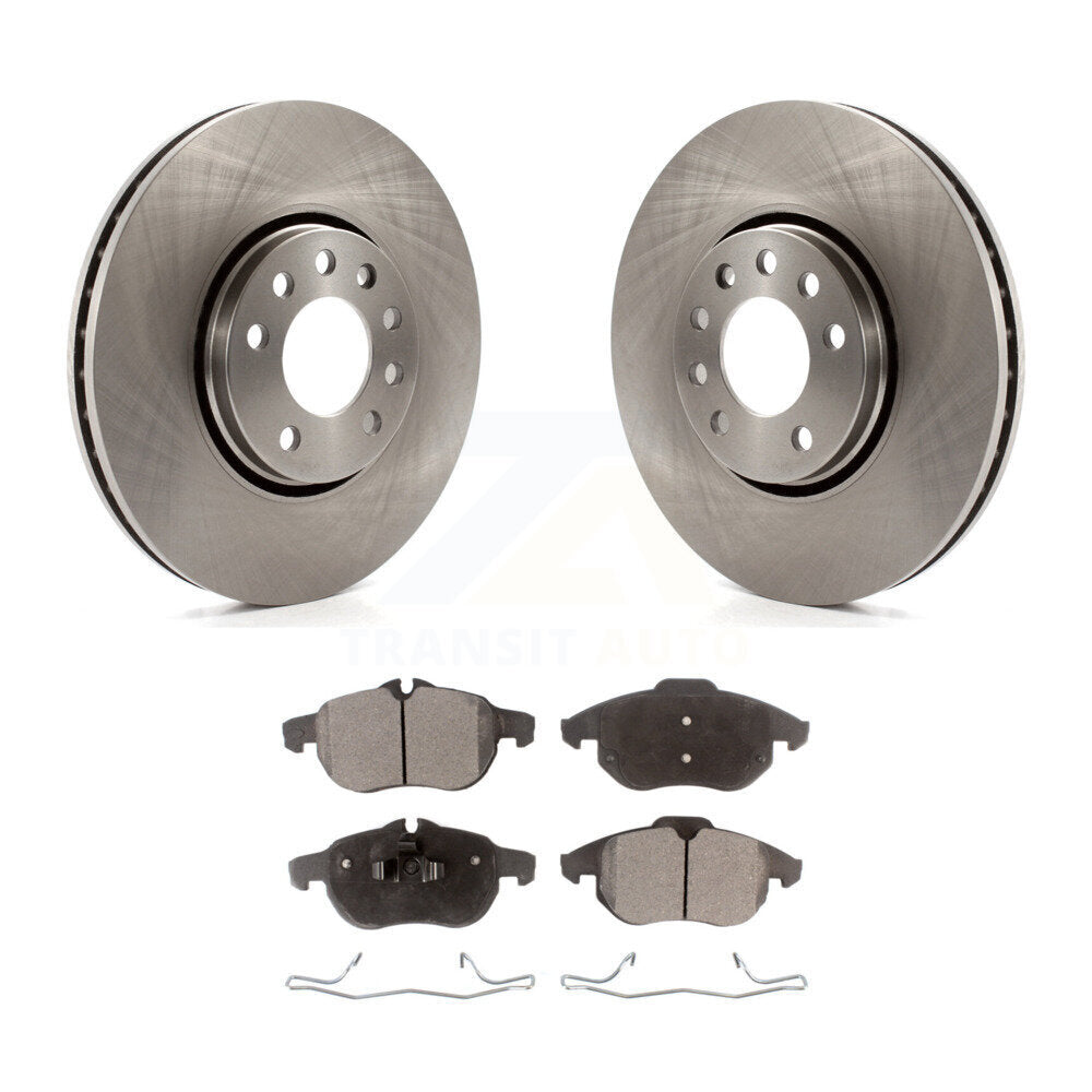 Kit de rotor de frein avant et de plaquettes en céramique pour Saab 9-3 de 302 mm de diamètre K8T-100451