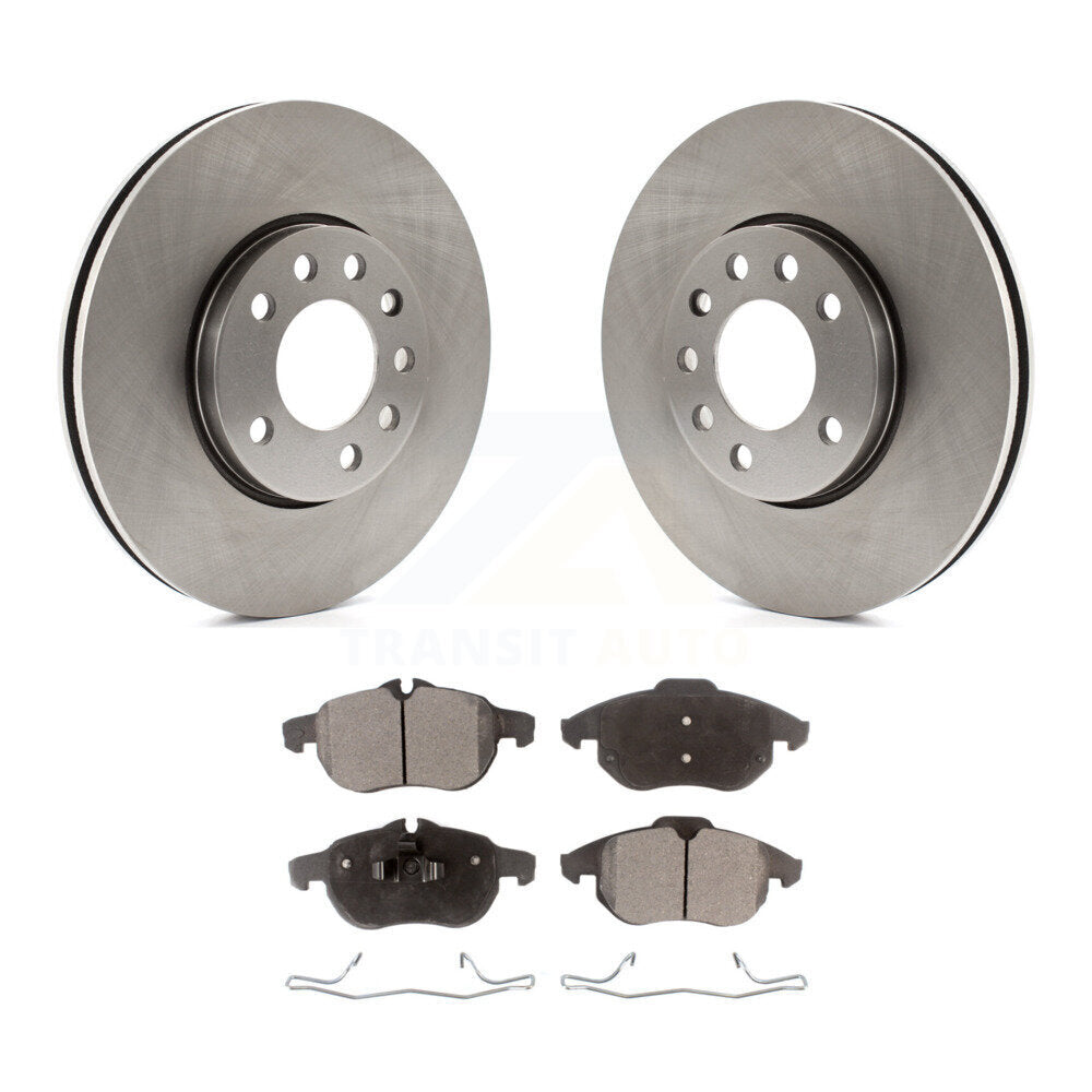 Kit de rotor de frein avant et de plaquettes en céramique pour Saab 9-3 de 285 mm de diamètre K8T-100453