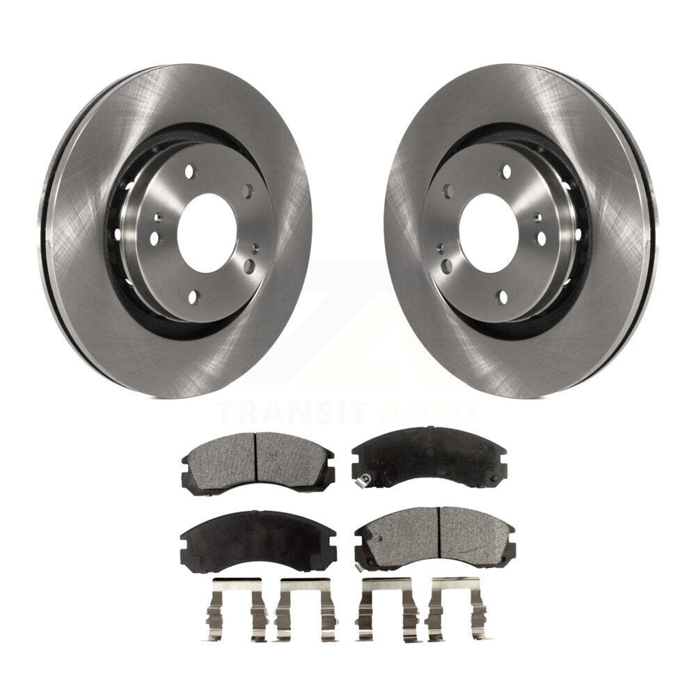 Rotors de frein à disque avant et Kit de plaquettes en céramique pour Mitsubishi Outlander PHEV Lance