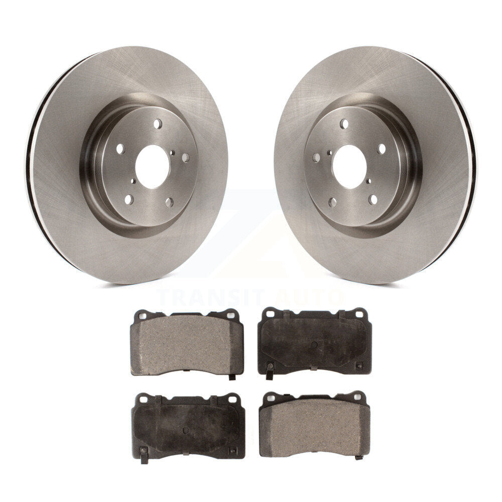 Kit de rotors de frein à disque avant et plaquettes en céramique pour Subaru Impreza WRX STI