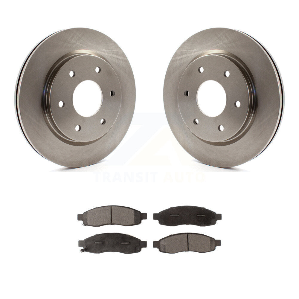 Rotor de frein à disque avant et Kit de plaquettes en céramique pour Nissan TITAN INFINITI QX56 Armad
