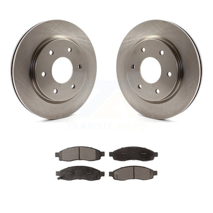 Rotor de frein à disque avant et Kit de plaquettes en céramique pour Nissan TITAN INFINITI QX56 Armad