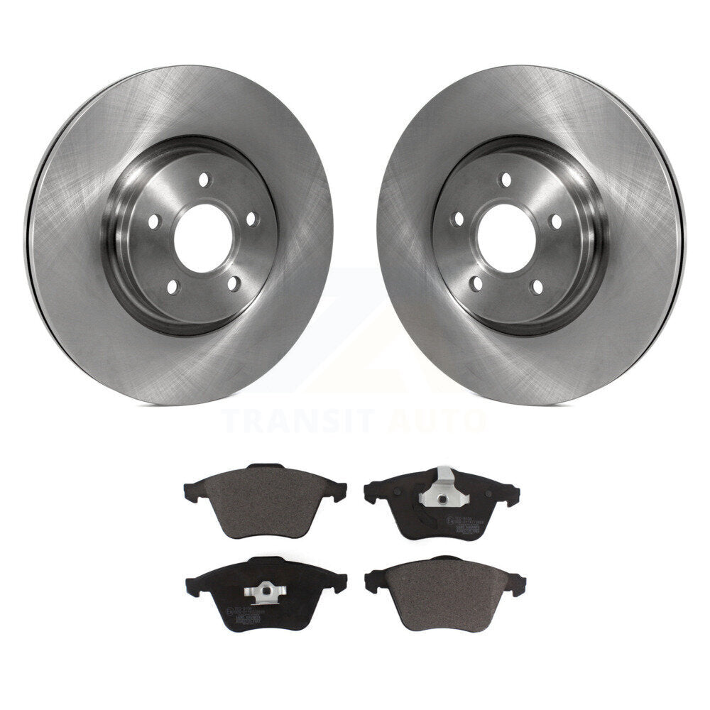 Kit de rotors de frein à disque avant et plaquettes en céramique pour Volvo S40 V50 C70 K8T-100533