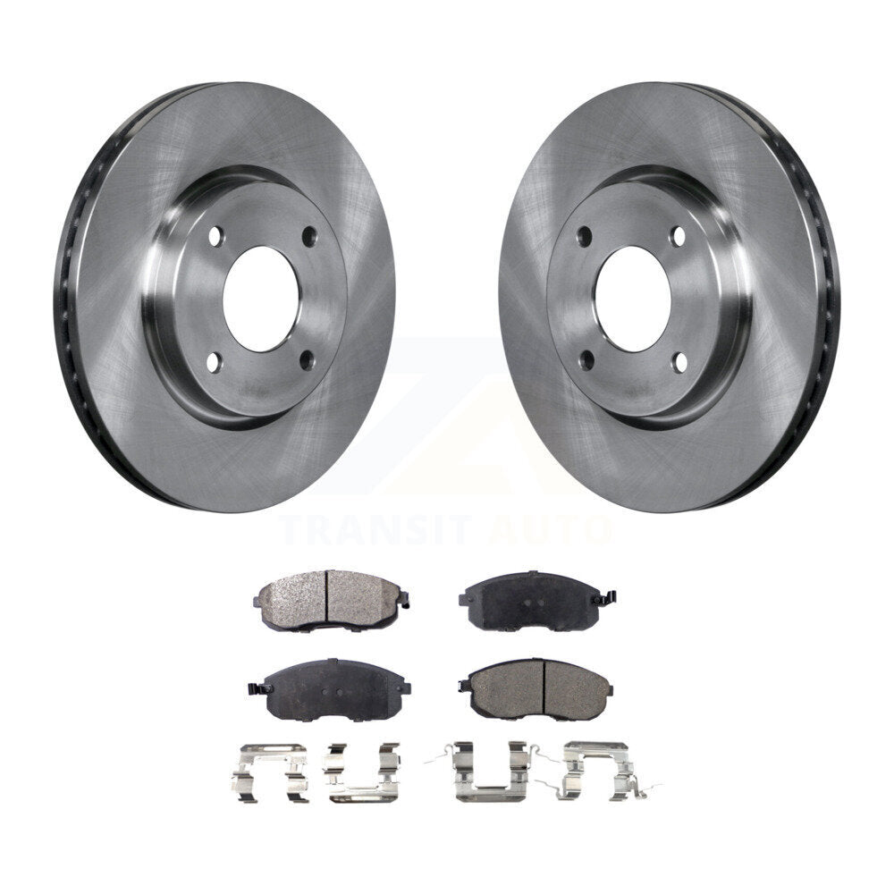 Kit de rotors de frein à disque avant et plaquettes en céramique pour Nissan Versa Sentra Cube