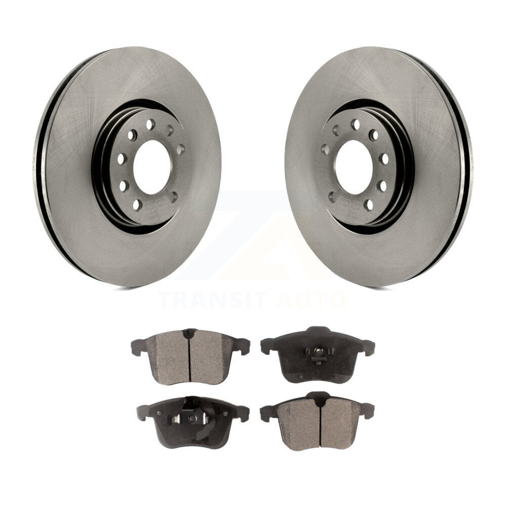 Kit de rotor de frein avant et de plaquettes en céramique pour Saab 9-3 de 314 mm de diamètre K8T-100544