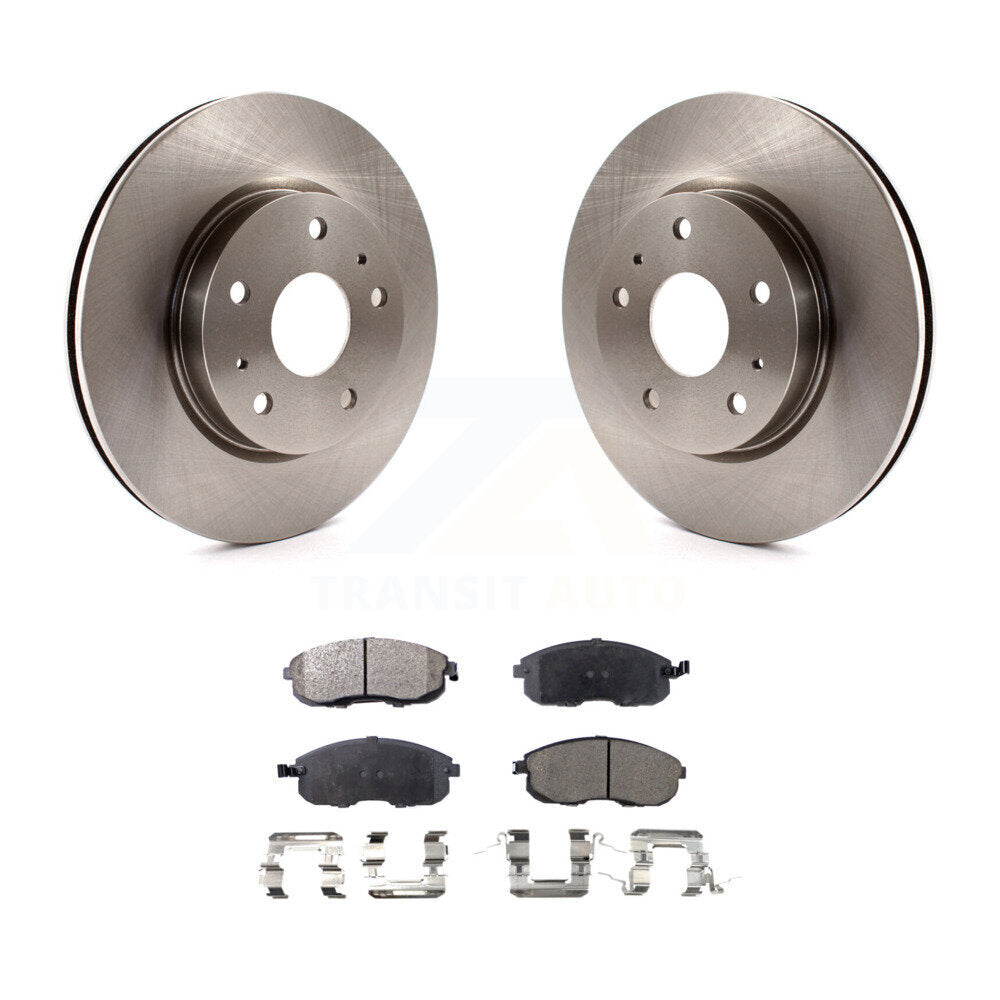 Kit de rotors de frein à disque avant et plaquettes en céramique pour Suzuki SX4 Crossover K8T-10055