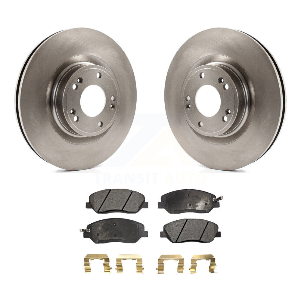 Kit de rotors de frein à disque avant et de plaquettes en céramique pour Hyundai Genesis 3,8 l de 2009 à 2011