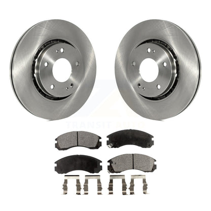 Kit de rotors de frein à disque avant et plaquettes en céramique pour Mitsubishi Lancer K8T-100633