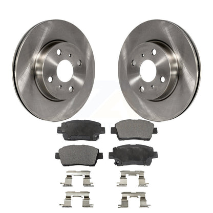 Kit de disques de frein à disque avant et plaquettes en céramique pour Scion iQ K8T-100645
