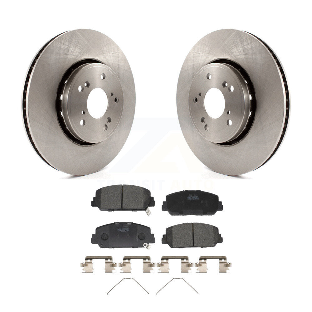 Kit de disques de frein à disque avant et plaquettes en céramique pour Acura RDX ILX K8T-100660