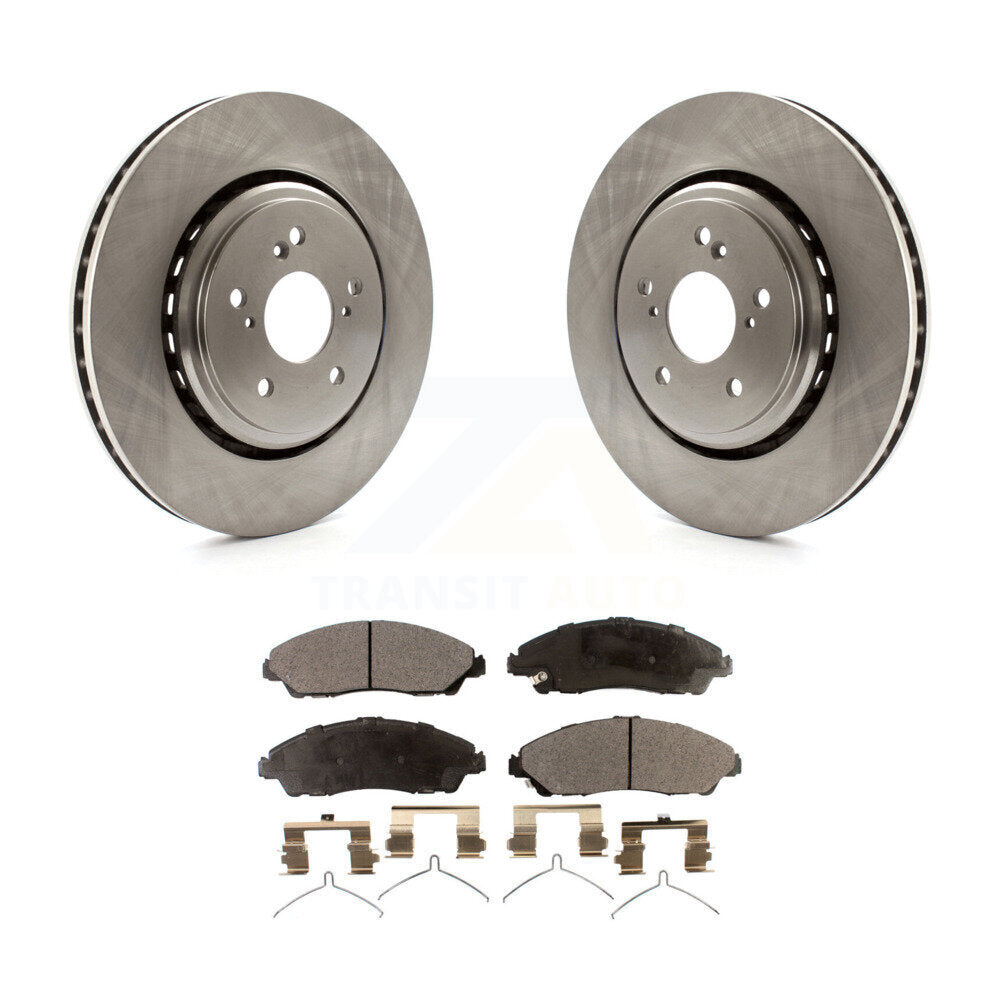 Kit de disques de frein à disque avant et plaquettes en céramique pour Acura MDX 2014-2016 K8T-100670